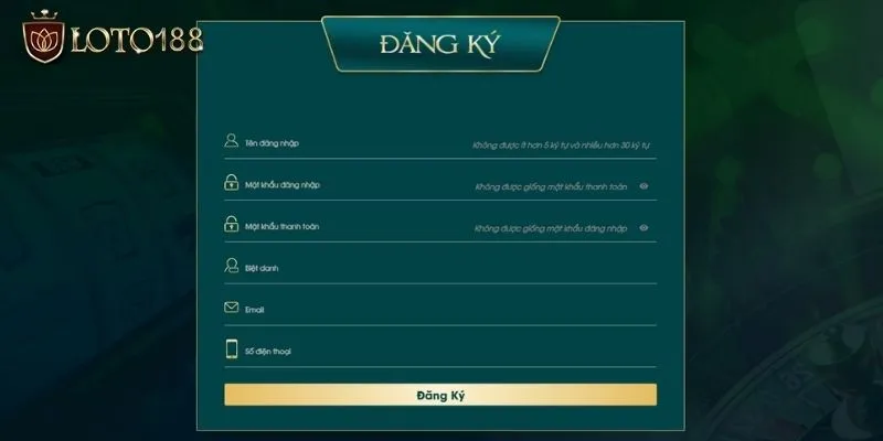 Đăng ký Loto188 - Hướng dẫn các bước hoàn thành sau 5 phút 1 Tìm hiểu các cách đăng ký Loto188 trên thiết bị máy tính